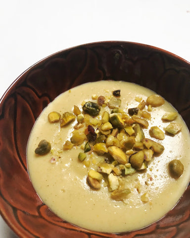 Maya's Orange Blossom Almond Milk Pudding