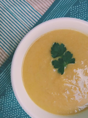 Cauliflower, Leek & Potato Soup with Treehouse Cashew Milk