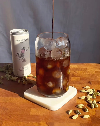 Cardamom Brown Sugar Pecannmilk Iced Coffee