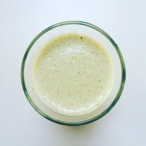 Almond Oat Banana Matcha Smoothie