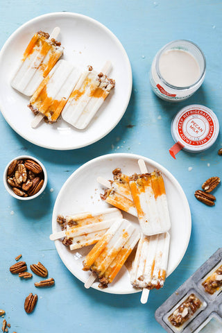 Peaches & Pecans Popsicles