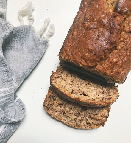 Vegan Banana Bread with Almond Oat Milk